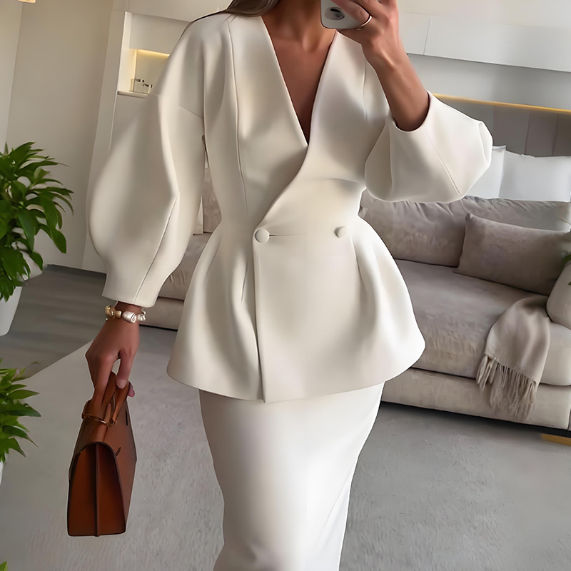Women Formal Wear For Meeting - 2 Piece Sets Women Outfits Elegant