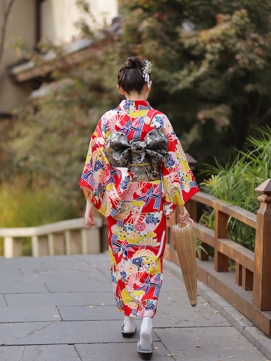 Women'S Formal Traditional Wear - Women's Japanese Traditional Kimono Red Modified