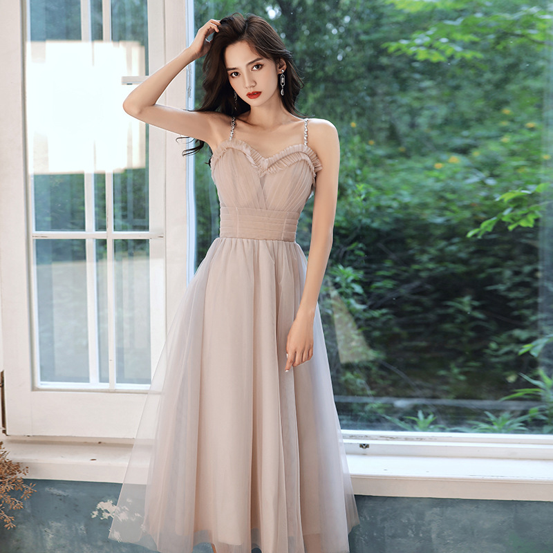 Women Formal Wear For Meeting - Banquet Evening Dress2025New Style Elegant Casual