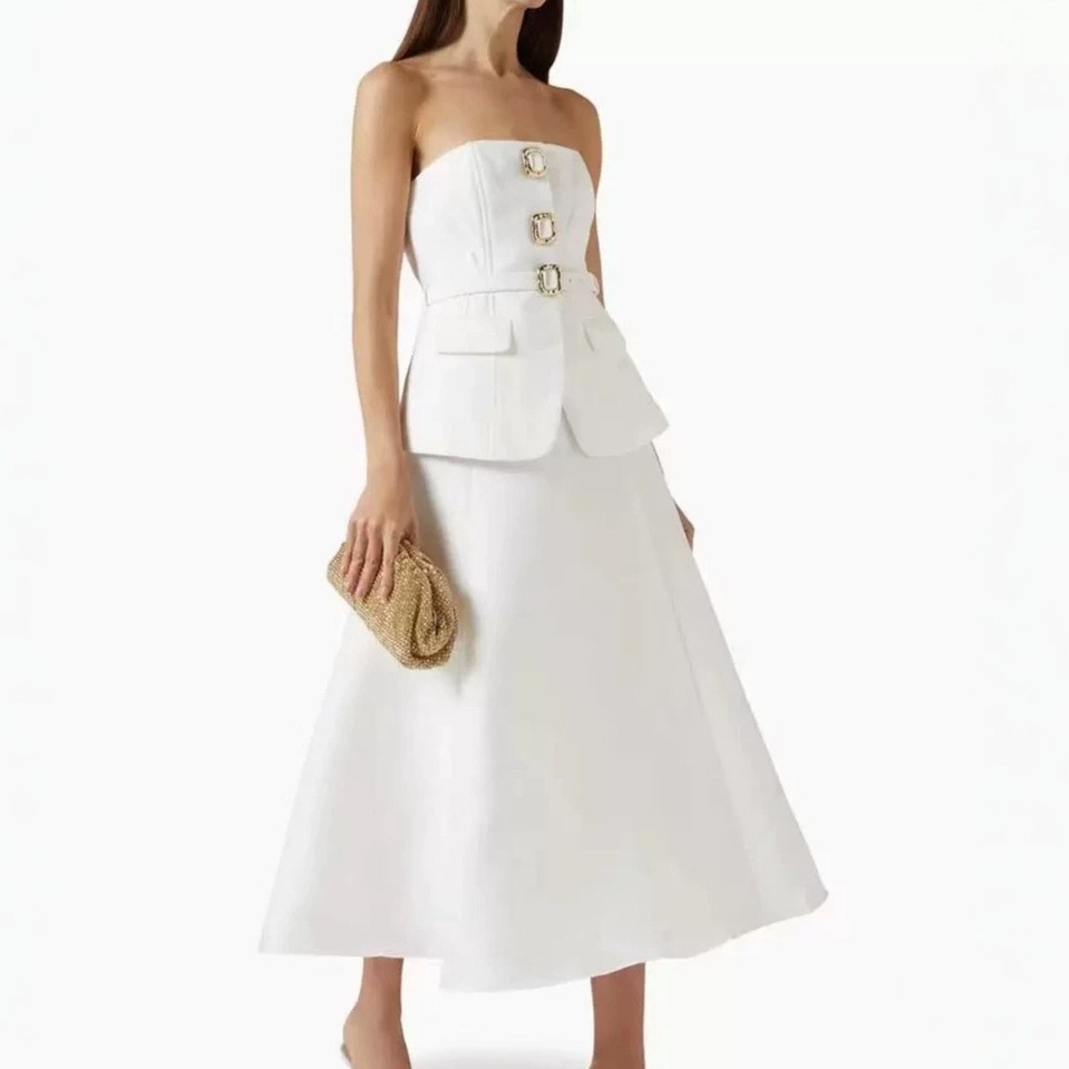 Women Sexy Strapless Diamond B - Women Formal Wear For Meeting ulasan dan harga