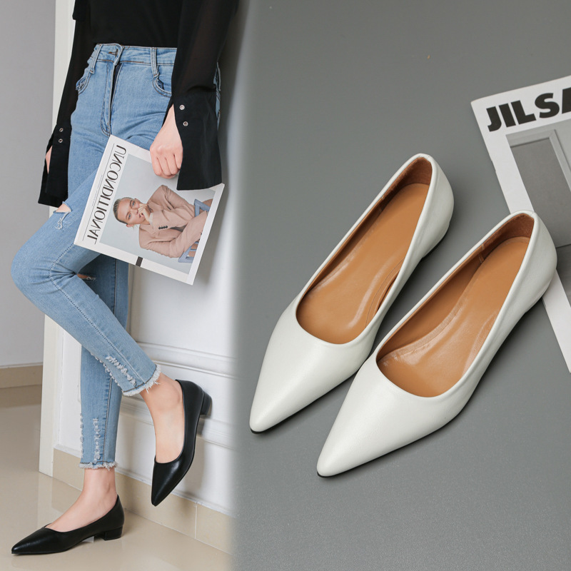 Spring Pointed Toe Shallow Mou - Women Formal Wear For Office ulasan dan harga