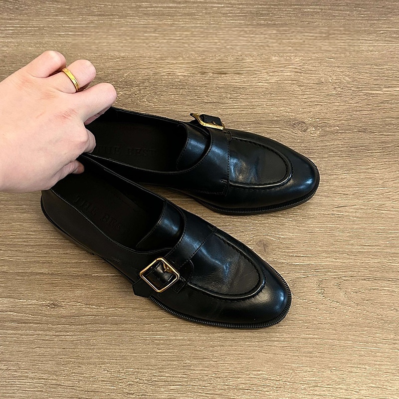 Women's Black Shoes Monk Strap - Women Formal Wear For Office ulasan dan harga