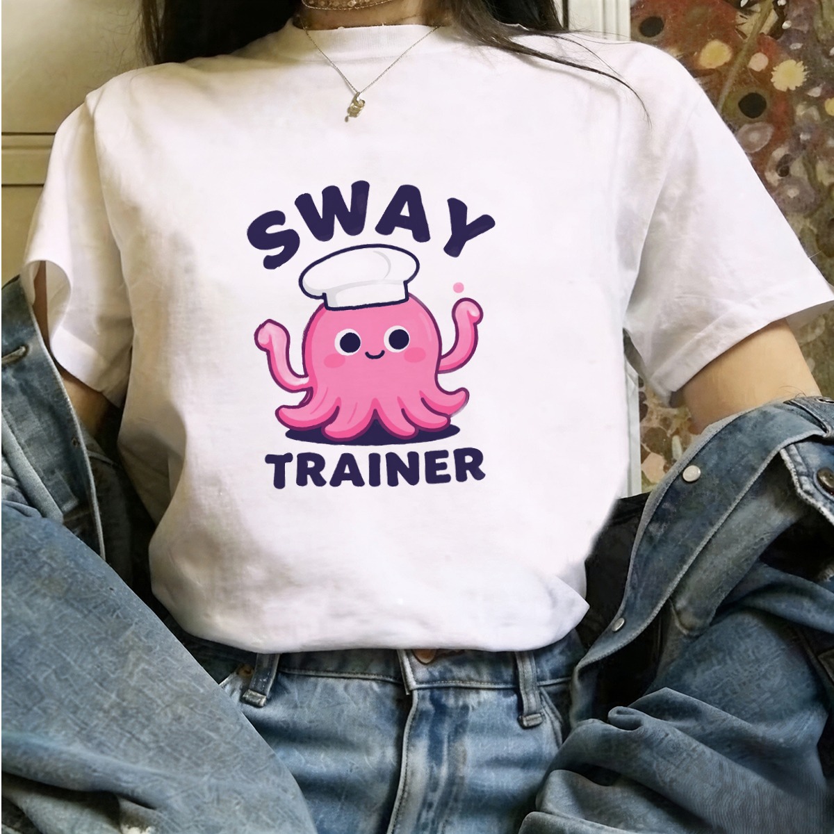 T-Shirts Female Linen Spandex  - Women Formal Wear For Meeting ulasan dan harga