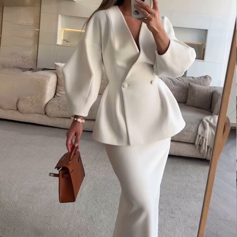 2 Piece Sets Women Outfits Ele - Women Formal Wear For Meeting ulasan dan harga