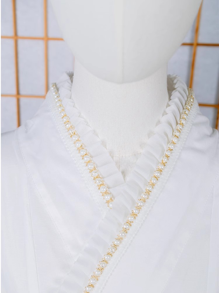 Lace-Trimmed Kimono Undergarme - Women'S Formal Traditional Wear ulasan dan harga