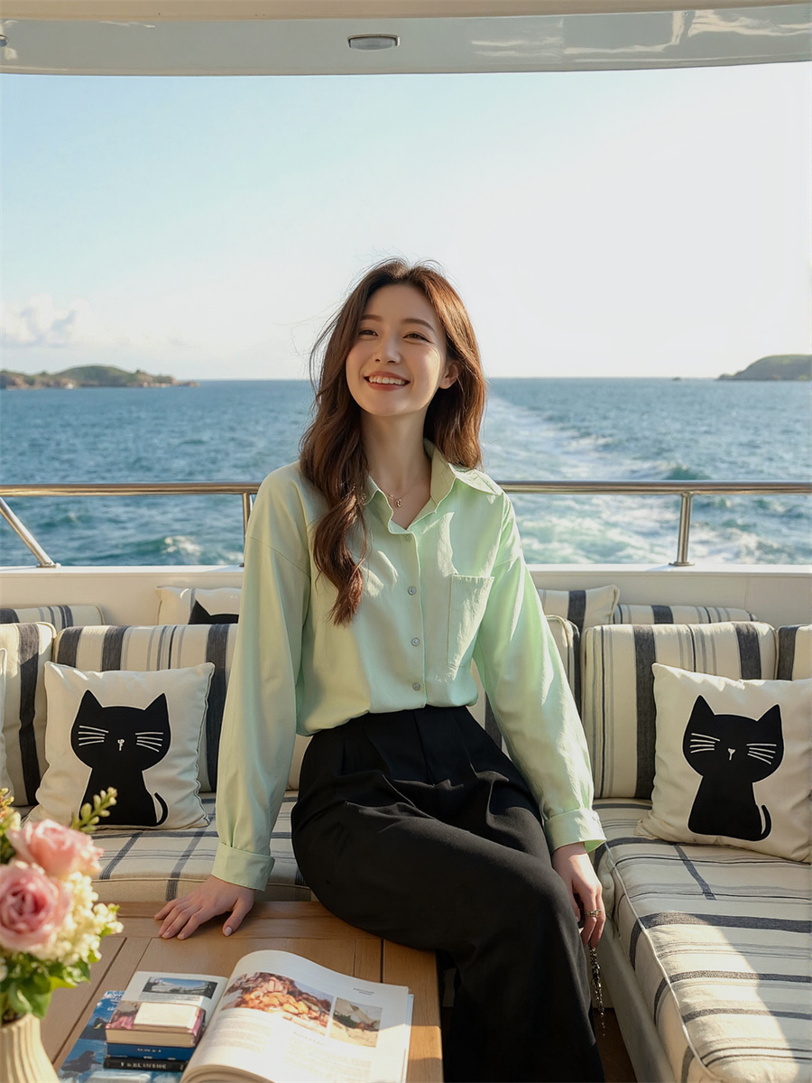 Women Summer Clothes White Blu - Women Formal Wear White Shirt ulasan dan harga
