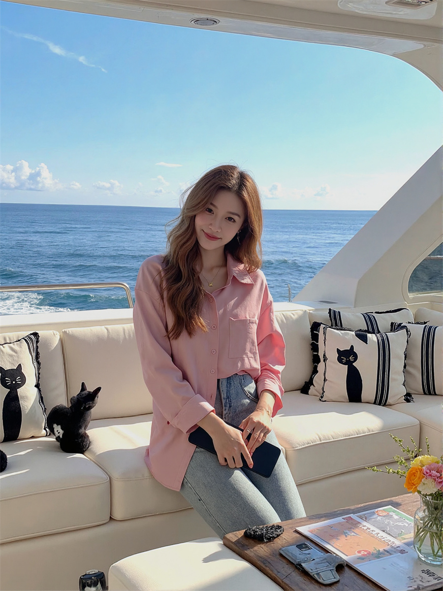 Women Summer Clothes White Blu - Women Formal Wear White Shirt ulasan dan harga