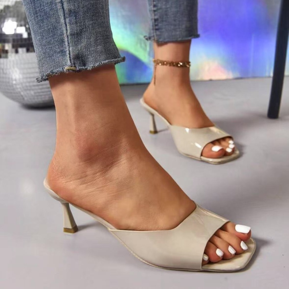 Fashion Fish Mouth Slippers Su - Women Formal Wear For Office ulasan dan harga