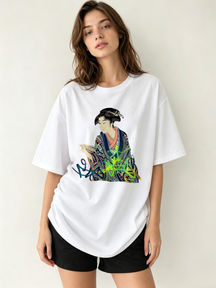 T Shirts For Woman Rune Patter - Women'S Formal Traditional Wear ulasan dan harga