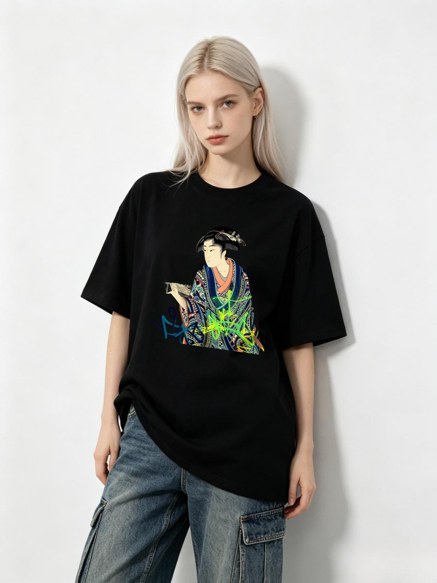 T Shirts For Woman Rune Patter - Women'S Formal Traditional Wear ulasan dan harga