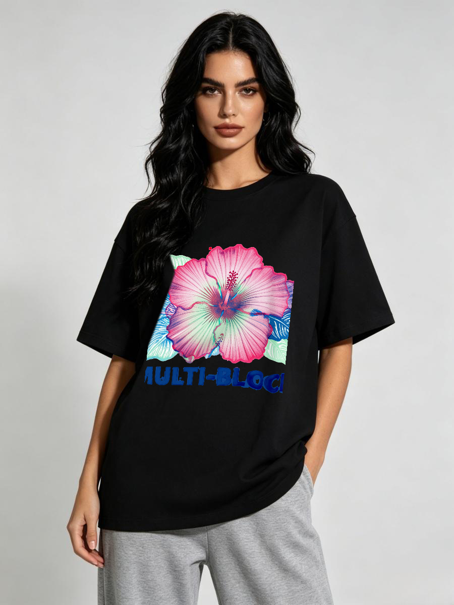 T Shirts Woman Block Print Han - Women'S Formal Traditional Wear ulasan dan harga