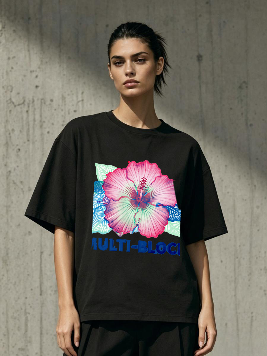 T Shirts Woman Block Print Han - Women'S Formal Traditional Wear ulasan dan harga