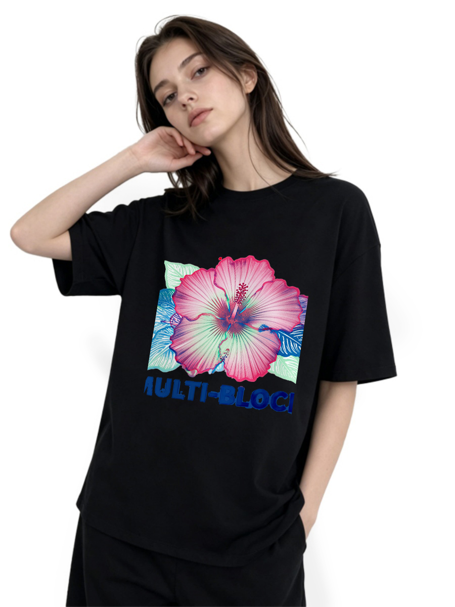 T Shirts Woman Block Print Han - Women'S Formal Traditional Wear ulasan dan harga