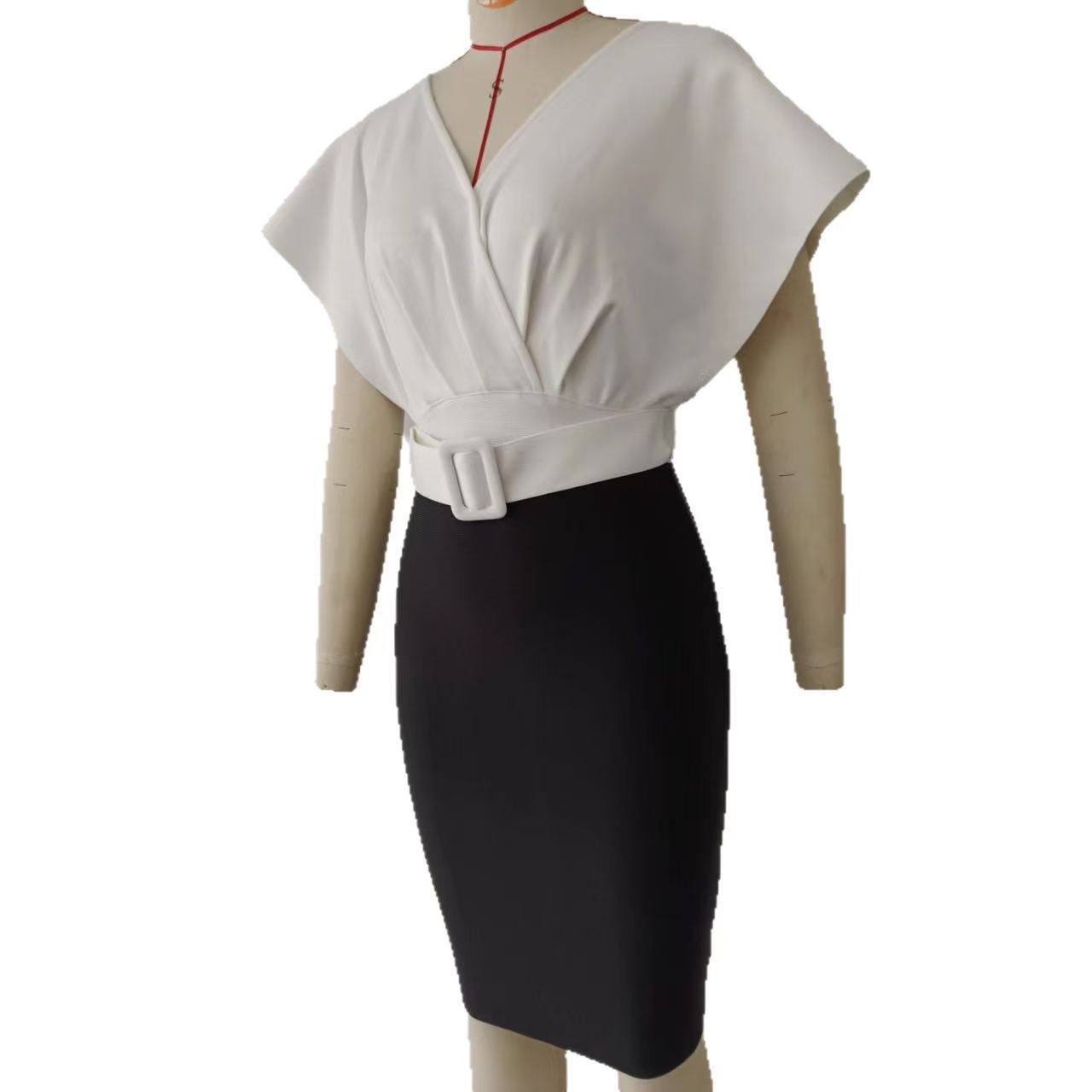 Fake Two Shirts Professional W - Women Formal Wear White Shirt ulasan dan harga